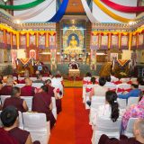 Tribute to Shamar Rinpoche: Introductory speech by Professor Sempa Dorje. Photo / Thule Jug