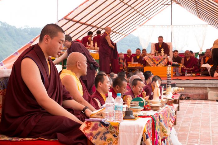 Jamgon Kongtrul Rinpoche, Beru Khyenste Rinpoche, Dupsing Rinpoche. Photo/Lekshey Jorden