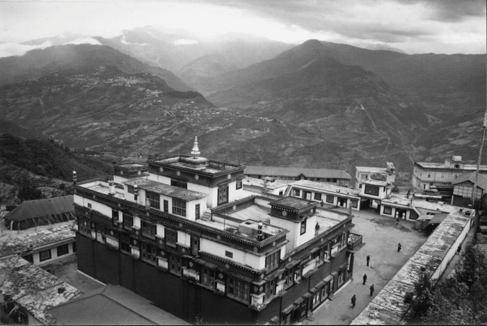 The view down from Rumtek monastery