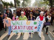 Walk of gratitude led by Thaye Dorje, His Holiness the 17th Gyalwa Karmapa